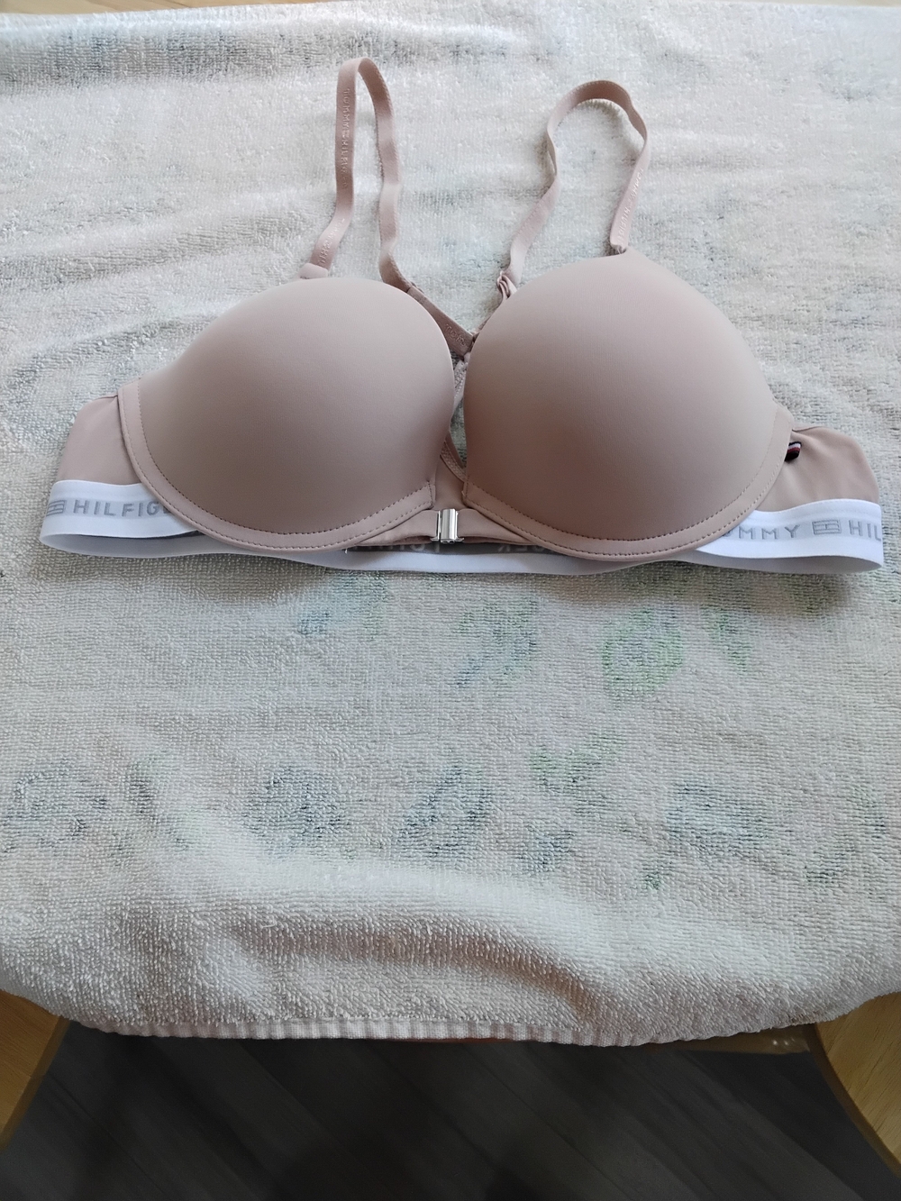 Tommy Hilfiger Blush Nude Padded Racer back T-Shirt Bra
